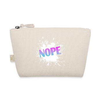 NOPE  - Bio-Täschchen - Natur - Vorne