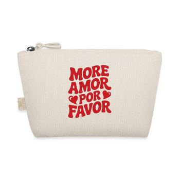 More Amor Por Favor - Bio-Täschchen - Natur - Vorne