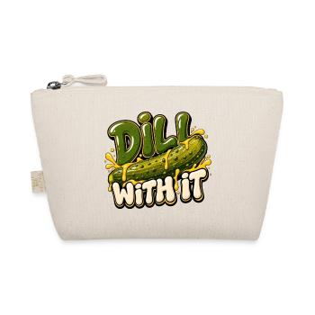 Dill with It: Gurken-Humor - Bio-Täschchen - Natur - Vorne