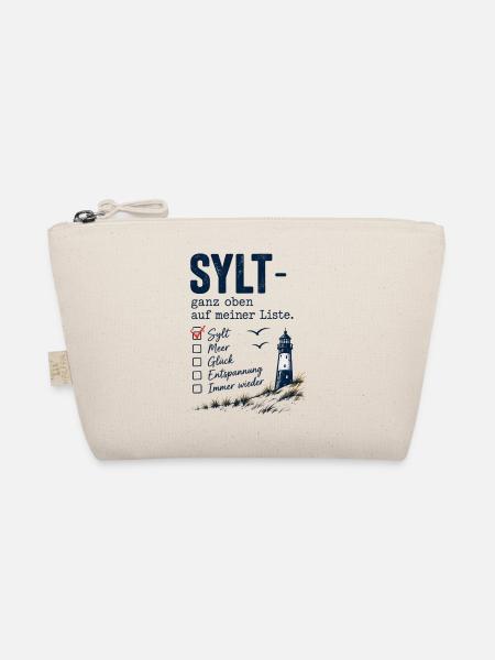 Sylt ganz oben auf meiner Liste - Bio-Täschchen - Natur