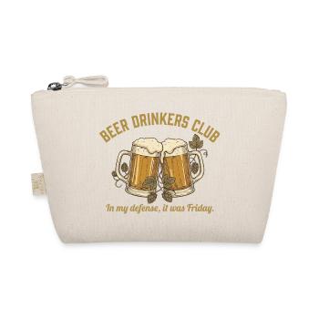 BEER DRINKERS CLUB Bier Spruch Witzig - Bio-Täschchen - Natur - Vorne