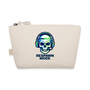 Respawn-Modus – Gamer Skull Badge - Bio-Täschchen - Natur - Vorne