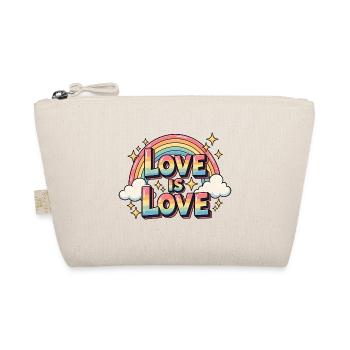 Love Is Love Rainbow - Bio-Täschchen - Natur - Vorne