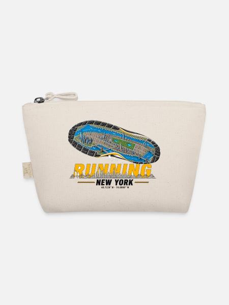 Running New York Laufschuh Stadtkarte - hell - Bio-TĂ€schchen - Natur