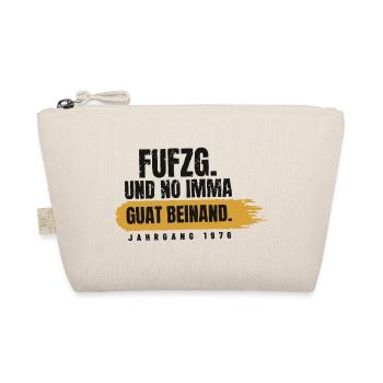 Fufzg und no imma guat beinand - Bio-Täschchen - Natur - Vorne