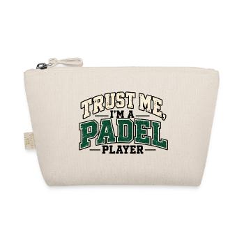 Trust Me I'm a Padel Player – Retro Design - Bio-Täschchen - Natur - Vorne