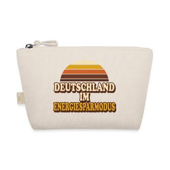 Energiesparmodus Retro Spruch Deutschland - Bio-Täschchen - Natur - Vorne