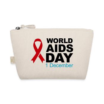 Welt-AIDS-Tag Band 1. Dezember - Bio-Täschchen - Natur - Vorne