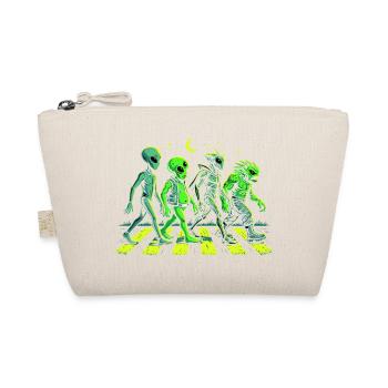 Alien Gang Neon Retro Science Fiction - Bio-Täschchen - Natur - Vorne