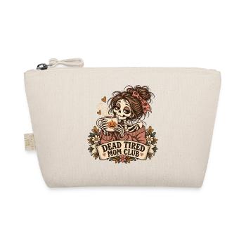 Dead Tired Mom Club Skelettbecher - Bio-Täschchen - Natur - Vorne