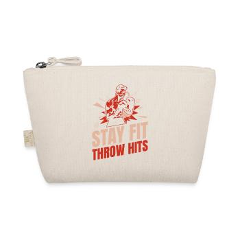 Stay Fit Throw Hits Gloves Boxing Gloves - Bio-Täschchen - Natur - Vorne
