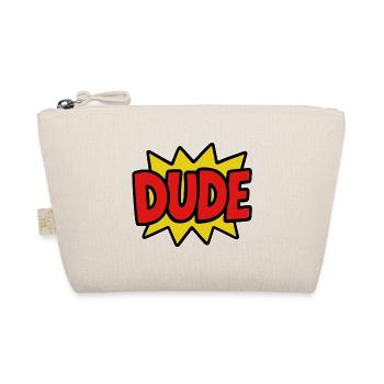 Dude Retro Comic - Bio-Täschchen - Natur - Vorne