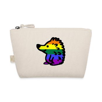 Igel LGBTQ bunt Regenbogenflagge - Bio-Täschchen - Natur - Vorne