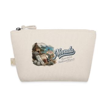 Nevada Retro Vintage Silver State Las Vegas Design - Bio-Täschchen - Natur - Vorne