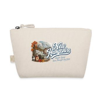 New Hampshire Retro Vintage Granite State Design - Bio-Täschchen - Natur - Vorne