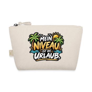 Mein Urlaub ist im Urlaub - Bio-Täschchen - Natur - Vorne