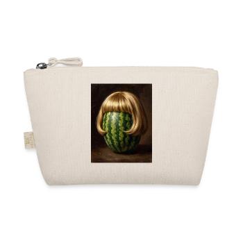 Wassermelone Bob Perücke - Bio-Täschchen - Natur - Vorne