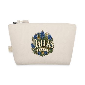 Dallas Texas Blumenbouquet Design - Bio-Täschchen - Natur - Vorne