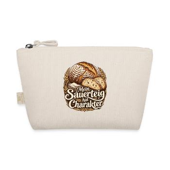 Sauerteig Shirt für Hobbybäcker mit Brot  - Bio-Täschchen - Natur - Vorne