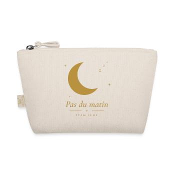 Morgenschritte – Team Moon - Bio-Täschchen - Natur - Vorne