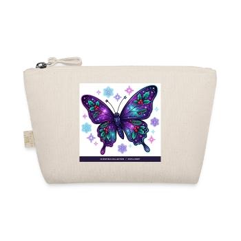 Wintergalaxie Schmetterling - Bio-Täschchen - Natur - Vorne