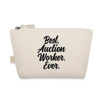 Best Auction Worker Spruch - Bio-Täschchen - Natur - Vorne
