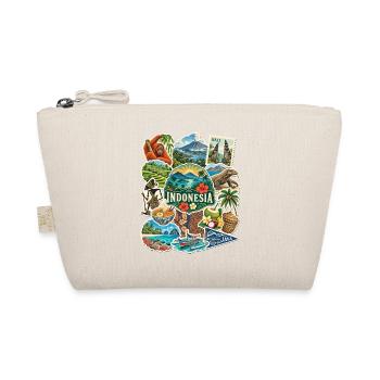 Indonesien Reisesticker - Bio-Täschchen - Natur - Vorne