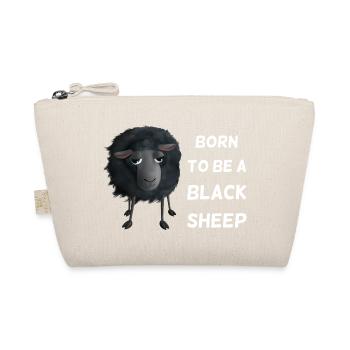 Born to Be a Black Sheep - Schwarzes Schaf - Bio-Täschchen - Natur - Vorne