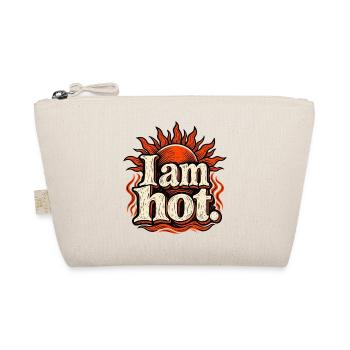 I am hot Sunburst Tee - Bio-Täschchen - Natur - Vorne