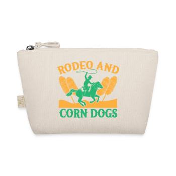 Western Rider Rodeo & Corn Dogs Cowgirls Rodeo - Bio-Täschchen - Natur - Vorne