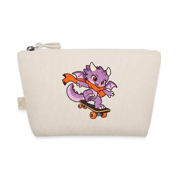 Tiny Wings Big Tricks – Skateboard-Drache - Bio-Täschchen - Natur - Vorne