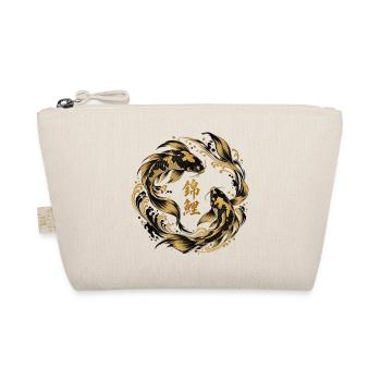Koi Schwarz Gold - Bio-Täschchen - Natur - Vorne
