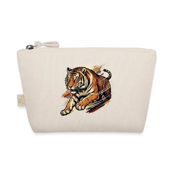 Wild Speed – Vintage Tiger Streetwear - Bio-Täschchen - Natur - Vorne