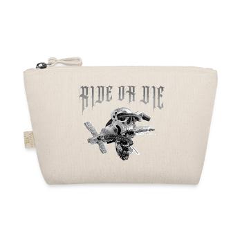 Skull_Ride_or_die - Bio-Täschchen - Natur - Vorne