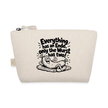 Lustiger Denglisch Spruch Everything has an Ende - Bio-Täschchen - Natur - Vorne