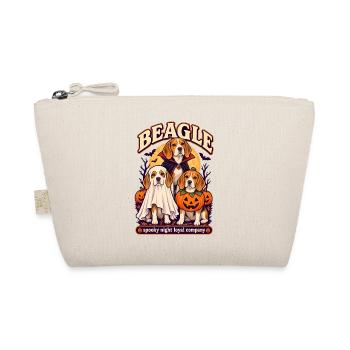 Spooky Night Loyal Company – Beagle Halloween Hund - Bio-Täschchen - Natur - Vorne