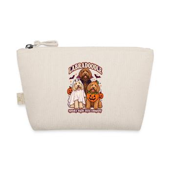 Spooky Night Loyal Company – Labradoodle Halloween - Bio-Täschchen - Natur - Vorne