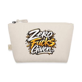 Zero Fucks Given Graffiti - Bio-Täschchen - Natur - Vorne