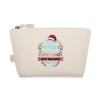 Ja Ich Bin Physio Nicht Massieren Weihnachten - Bio-Täschchen - Natur - Vorne