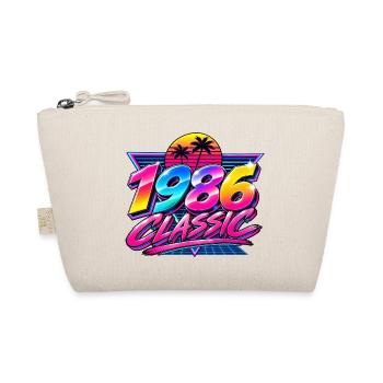 Neonpalmen 1986 Retro - Bio-Täschchen - Natur - Vorne