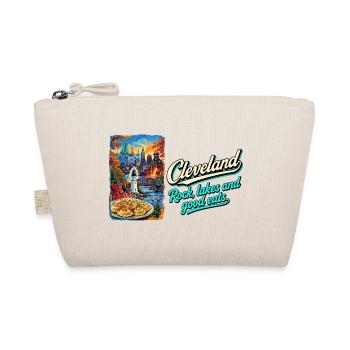 Cleveland Retro Vintage Rock Lake Erie Pierogi - Bio-Täschchen - Natur - Vorne