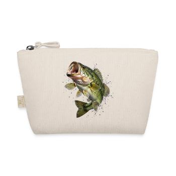 Fisch, Angeln, Fischer - Bio-Täschchen - Natur - Vorne