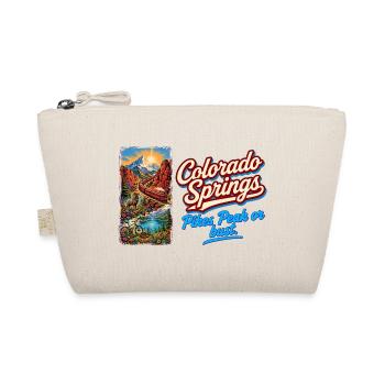 Colorado Springs Retro Vintage Pikes Peak Design - Bio-Täschchen - Natur - Vorne