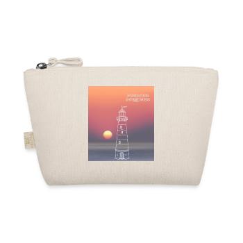 Der Sonnenuntergang gehört nicht zum Design - Bio-Täschchen - Natur - Vorne