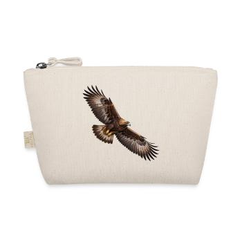 Steinadler im Flug – Adler mit mächtigen Schwingen - Bio-Täschchen - Natur - Vorne