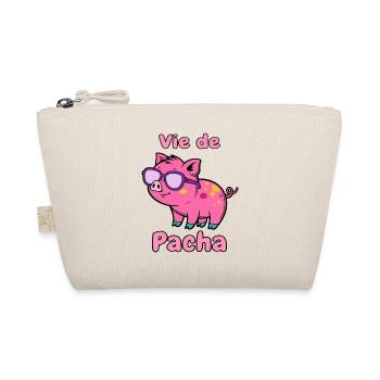 Leben von Pacha Pig Glam - Bio-Täschchen - Natur - Vorne