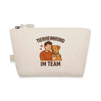 Geschenk zur ersten Hundeadoption aus dem Tierheim - Bio-Täschchen - Natur - Vorne