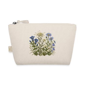 Alpenblumen – Botanische Vintage-Illustration - Bio-Täschchen - Natur - Vorne