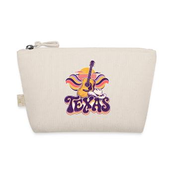 Texas Sunset Gitarre Retro - Bio-Täschchen - Natur - Vorne