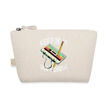 Keepin It Old School Retro-kassettenband - Bio-Täschchen - Natur - Vorne